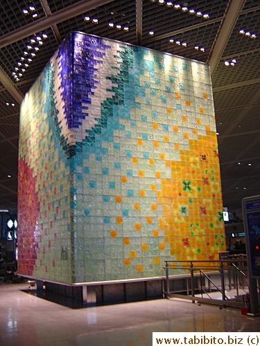 Artistic display in Narita Airport