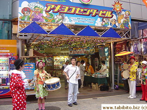 The store makes a big deal of their lucky draw