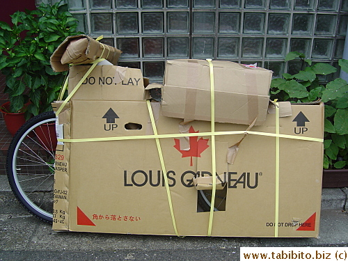 This is how the bike came in, there were more wrappings inside the box