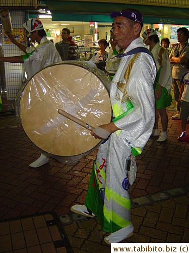 Drums play a big role in matsuri
