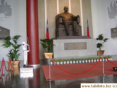 One last twirl of his rifle