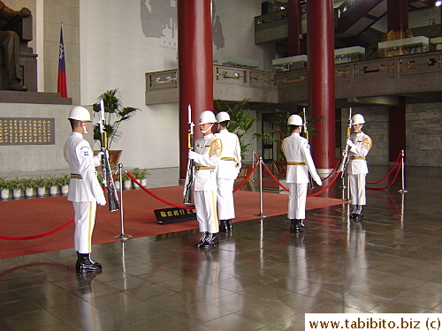 They exchange boyonets