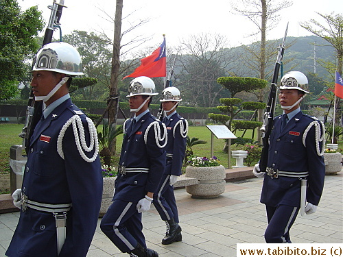 They march back to their room