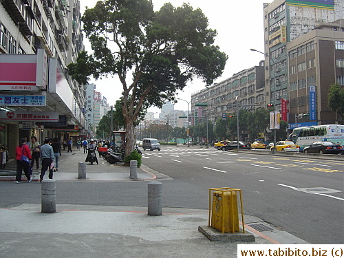 Most of the streets we saw were wide like this one