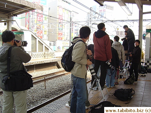 The train's here any second now