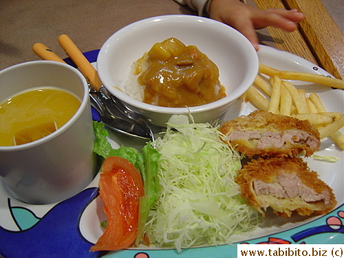 Kid's lunch plate 700Yen/US$6