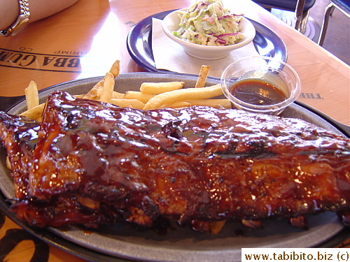 Dixie style baby back ribs 2625Yen