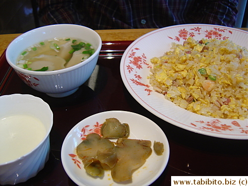 Fried Rice Set 1500Yen/US$15