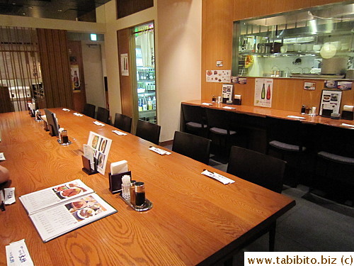 A relatively small restaurant