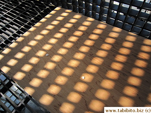 Two white dots caught my eye