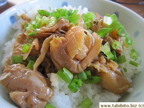 Ate them over rice with chopped scallions.  (tasted fishy to me)