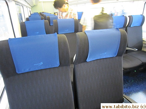 Front of seats
