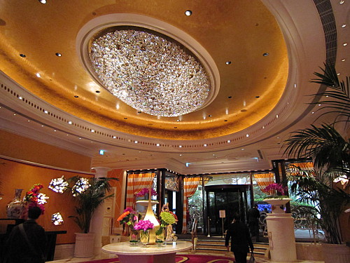 Encore Tower is much more grand than Wynn Tower