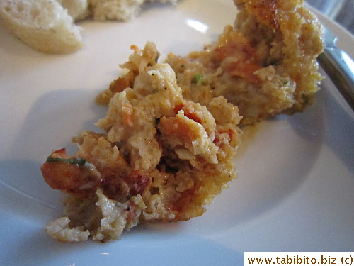 Chock-full of lobster meat