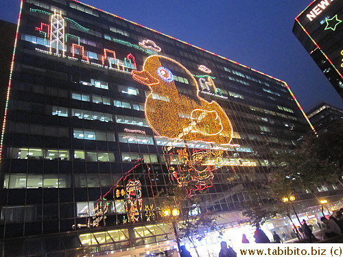 A floating giant duck had been popular several months back
